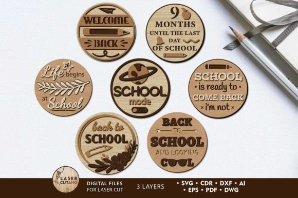 Back to School Round Decorative Panels: A Creative Solution for Educational Spaces