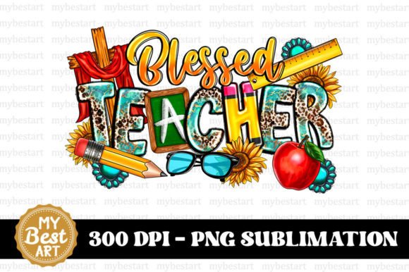 Blessed Teacher PNG for Creative Projects
