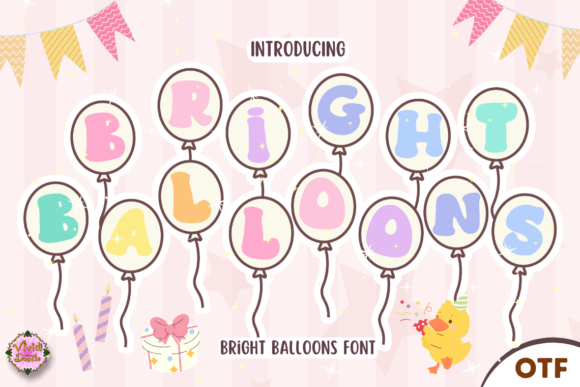 Bright Balloons Font: A Playful Addition to Your Creative Projects