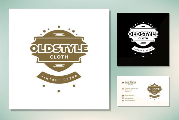 Classic Vintage Retro Label Badge Logo D: A Timeless Design for Modern Apparel