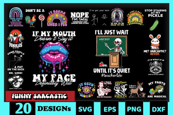 Funny Sarcastic SVG Bundle