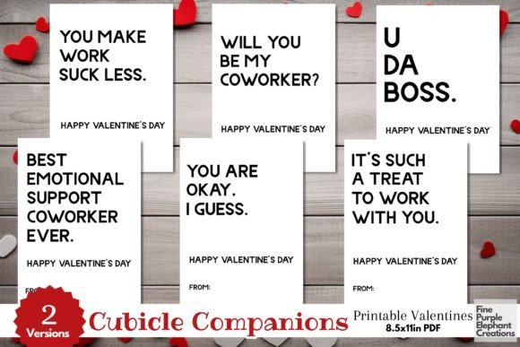 Printable Funny Coworker Valentine Card: A Light-Hearted Office Tradition
