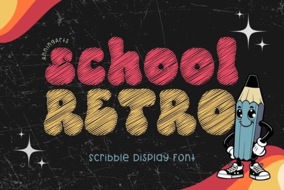 School Retro: A Nostalgic Font That Brings Back-to-School Memories to Modern Design
