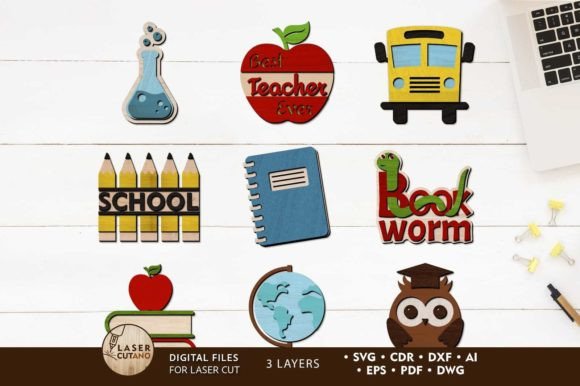 Unlocking Creative Possibilities with School Bundle Decor Multilayer Templates
